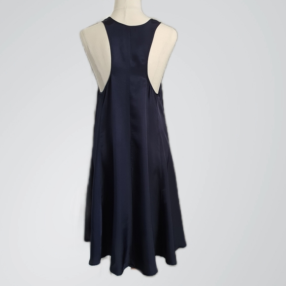 LAST CHANCE:  Country Road Racerback Dark Blue Dress with Pockets Size 10 - Picture 3 of 5